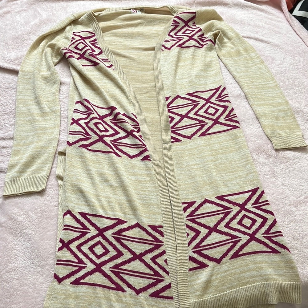Patterned cardigan